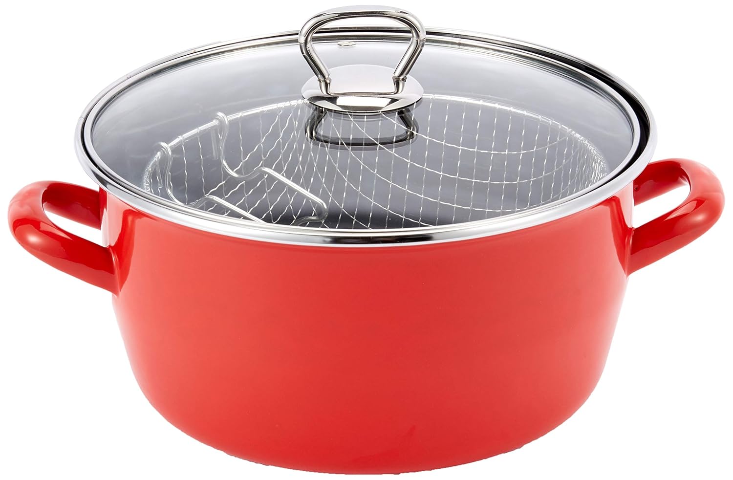 Schäfer Fry Çıtır Kızartma Tenceresi 22 cm, Kırmızı