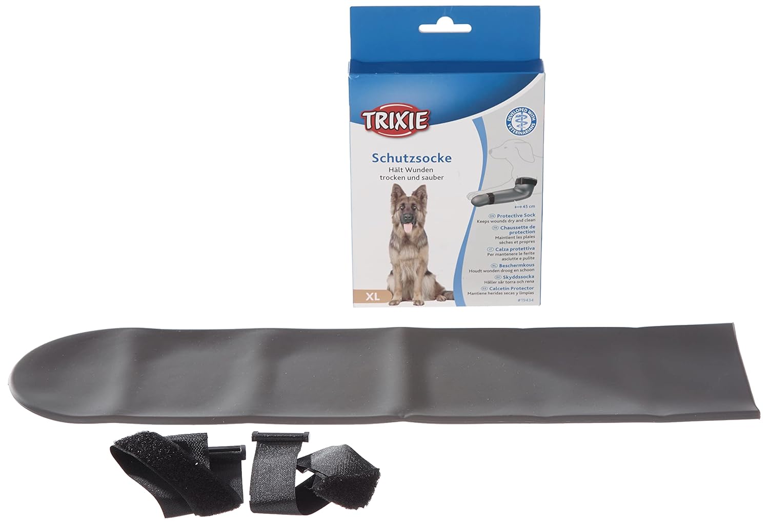Trixie Köpek Çorabı, Su Geçirmez, 1 Adet, Xl:12cm/45cm Gri