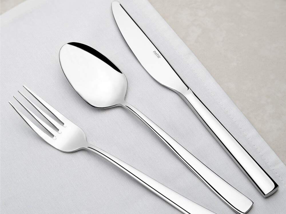 Nehir Deniz Sade 12 Adet Yemek Bıçak Takımı