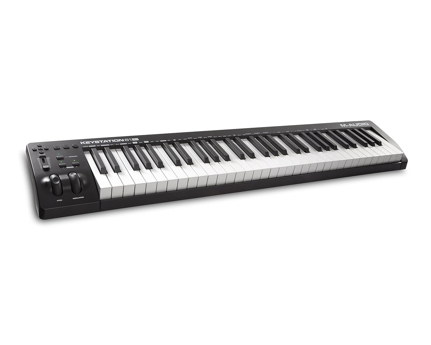 M-Audio Keystation 61 MK3 61-Tuş Kompakt USB Beslemeli MIDI Keyboard Kontroller, Atanabilir Kontroller, Pitch - Modülasyon Tekerleği, Tak-Çalıştır (Mac ve PC), Zengin Yazılım Desteği