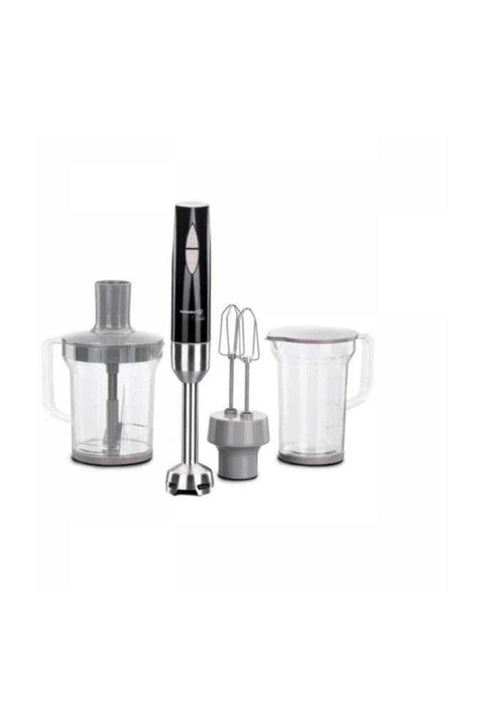 Korkmaz Vertex Mega Inox/Siyah Blender Set
