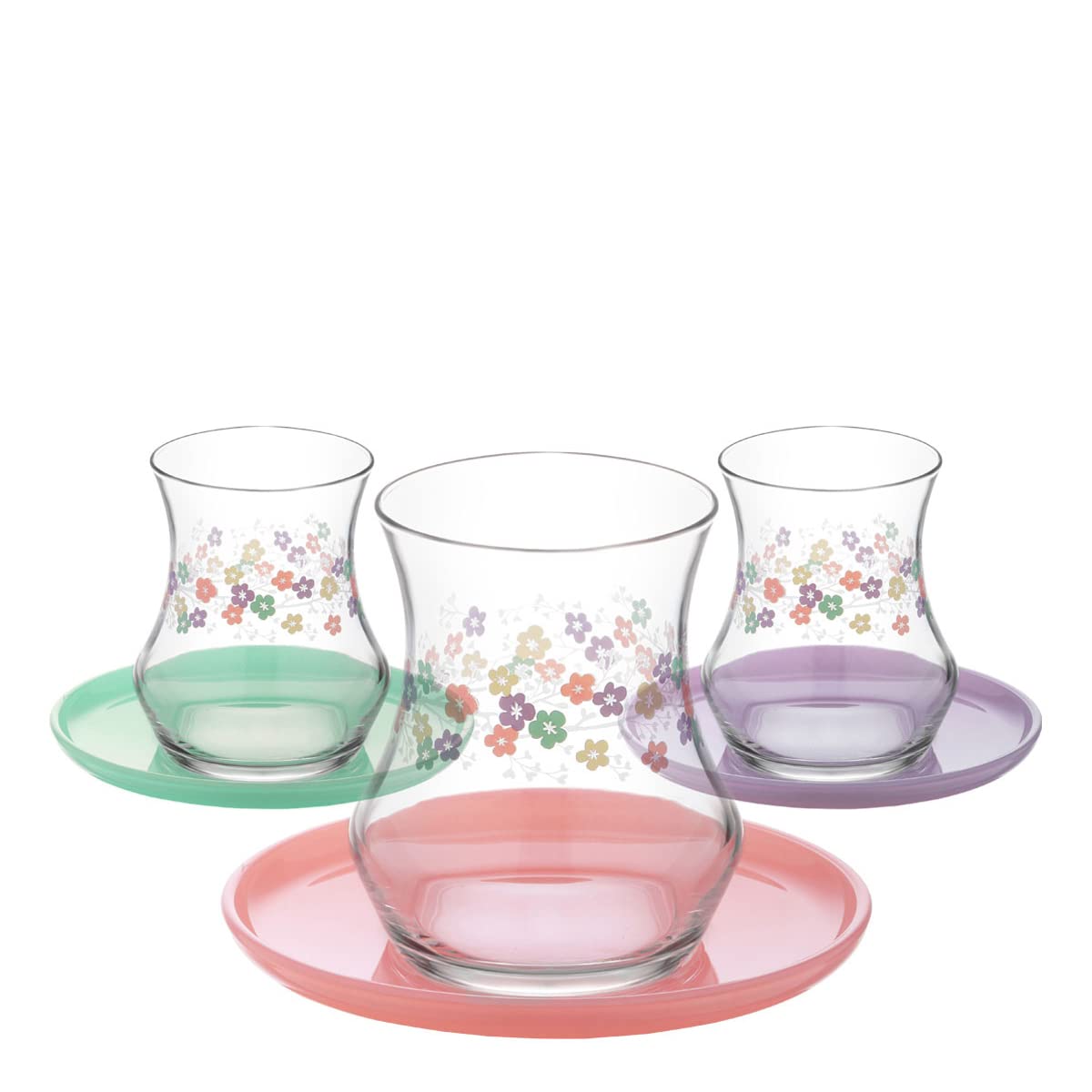 LAV Bahar Pastel 12'li Çay Seti