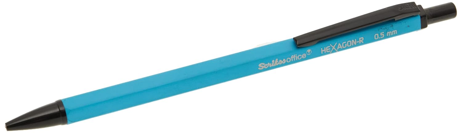 Scrikss Office Hexagonr Mekanik Kurşun Kalem Turkuaz 0.5 mm
