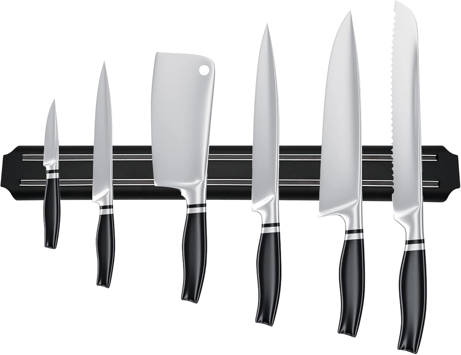 Orret Home 32 cm Şerit Mıknatıslı Bıçak Tutucu – Mutfak Duvar Askısı, Bıçak Organizeri, Mıknatıslı Stand, Bıçak Düzenleyici Ray-Duvara Montajlı Askı-Bıçaklık