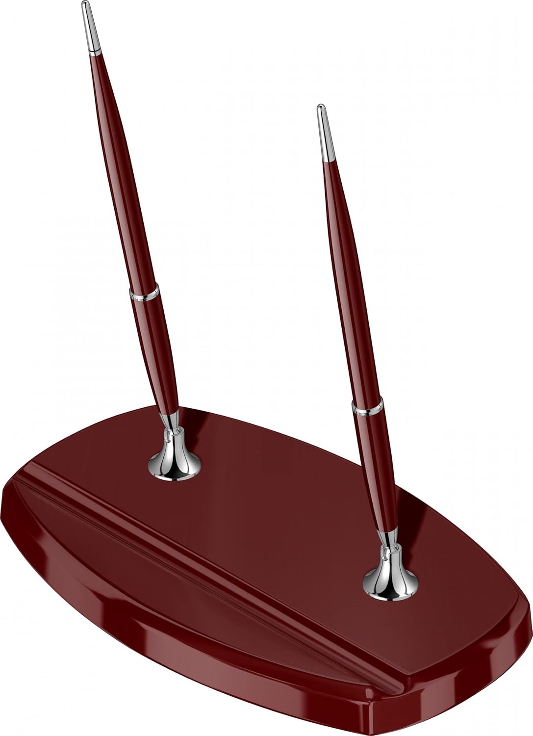 Scrikss 17 Ikili Kalem Masa Takımı Bordo Dolma Kalemtükenmez Kalem