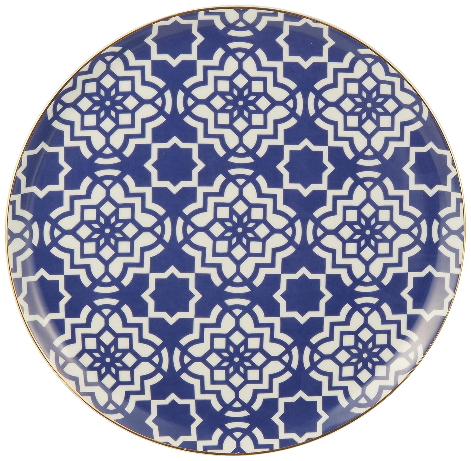 Porland Morocco Desen7 Mor Düz Tabak 28cm