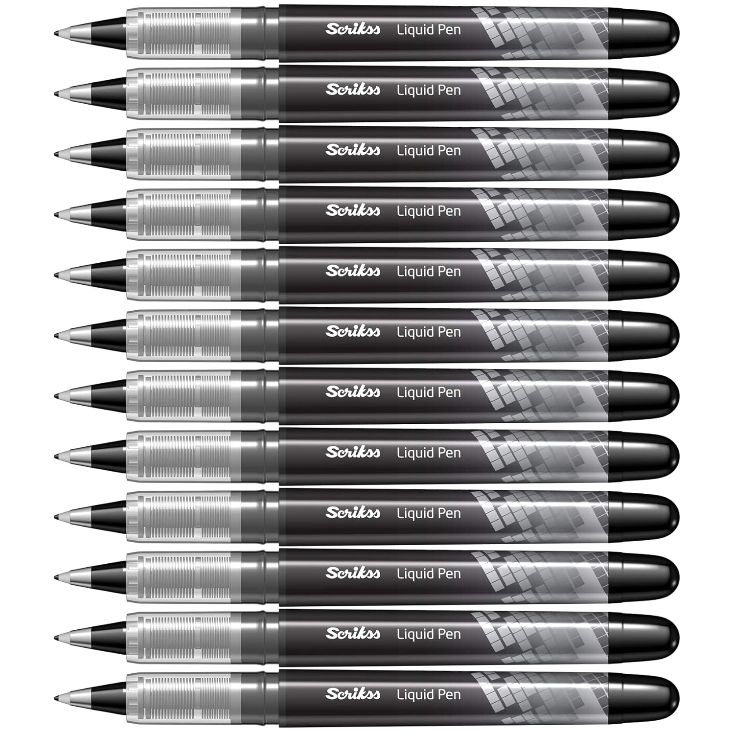 Scrikss Office Lp68 Likid Kalem 12'li Ambalaj Siyah 0.7 Mm