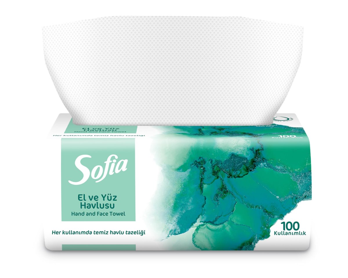 Sofia El ve Yüz Havlusu 100'lü