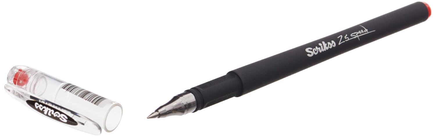Scrikss Office Speed Jel Tükenmez Kalem 12'li Ambalaj Kırmızı 0.5 Mm