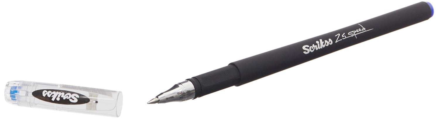 Scrikss Office Speed Jel Tükenmez Kalem 12'li Ambalaj Mavi 0.5 Mm