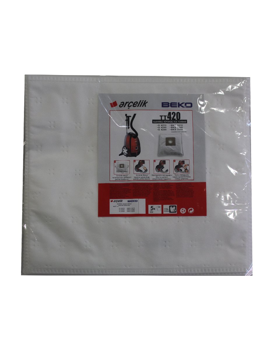 Arçelik - Arçelik-Beko Orjinal Tt420 Elektrikli Süpürge Toz Torbası