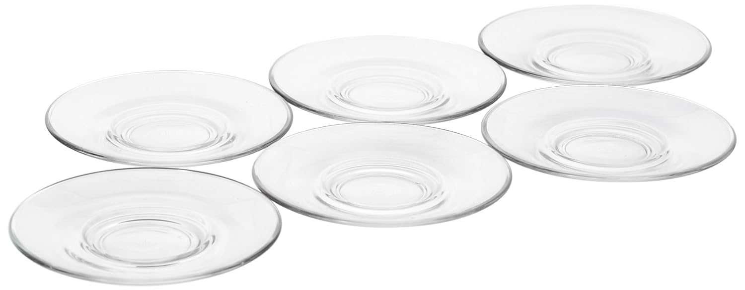 Paşabahçe HEYBELI ÇAY TABAĞI 126 MM 6'LI HEDİYELİK KUTU