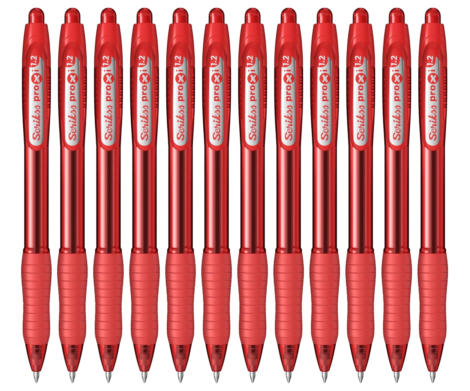 Scrikss Office Proxi Tükenmez Kalem 12'li Ambalaj Kırmızı