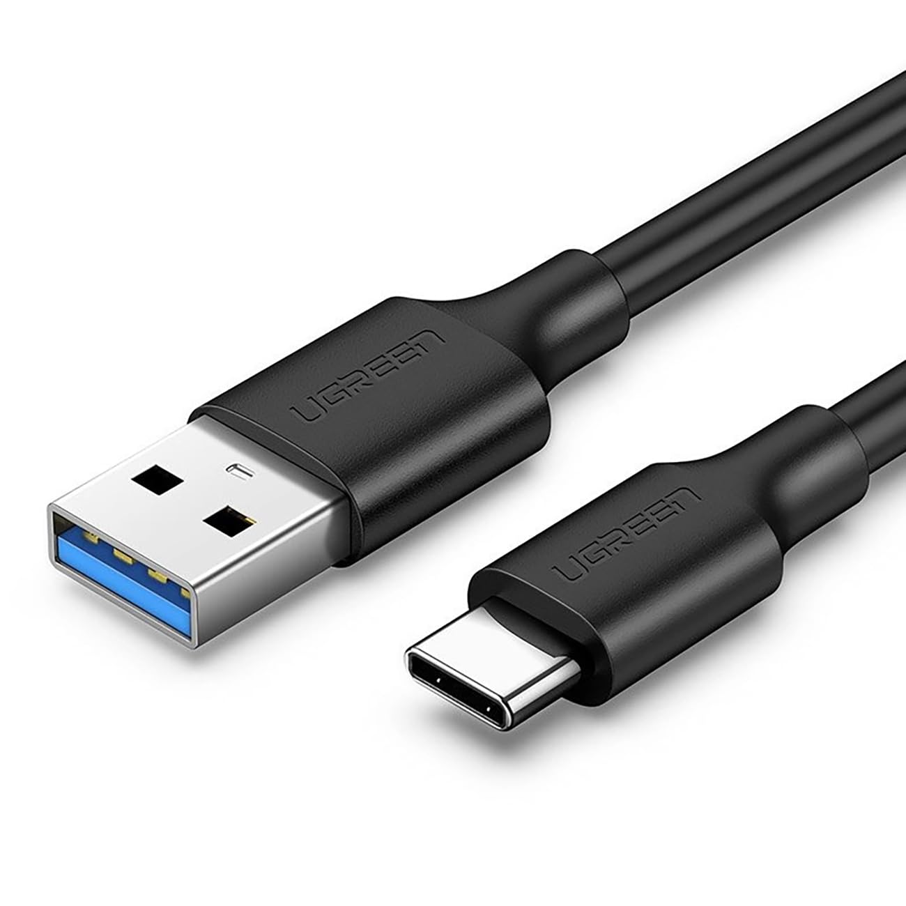 UGREEN 3.0 A USB-A & USB-C, Data ve Şarj Kablosu,1 Metre, Siyah, ACBUGN20882