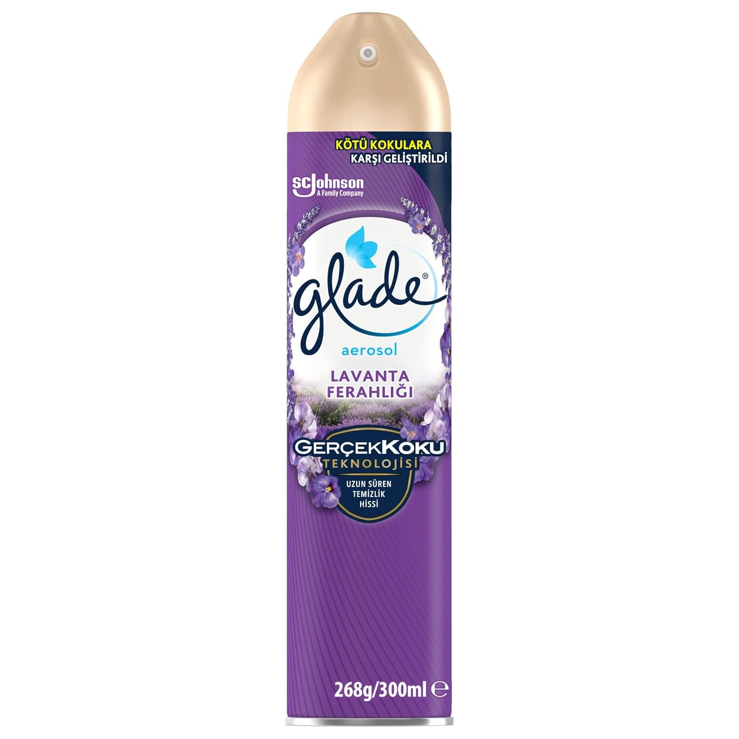 Glade Aerosol Lavanta Ferahlığı Oda Kokusu 300 mL (1 x 300 mL)