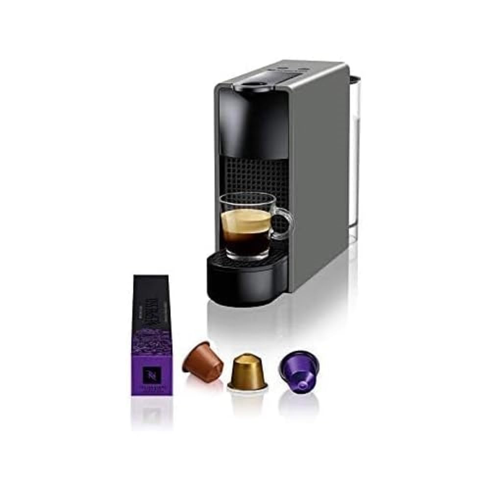 Nespresso C30 Essenza Mini Kapsüllü Kahve Makinesi, 19 Bar Basınç, 0.6 L Hacim, 2.3 Kg Tasarım, Gri