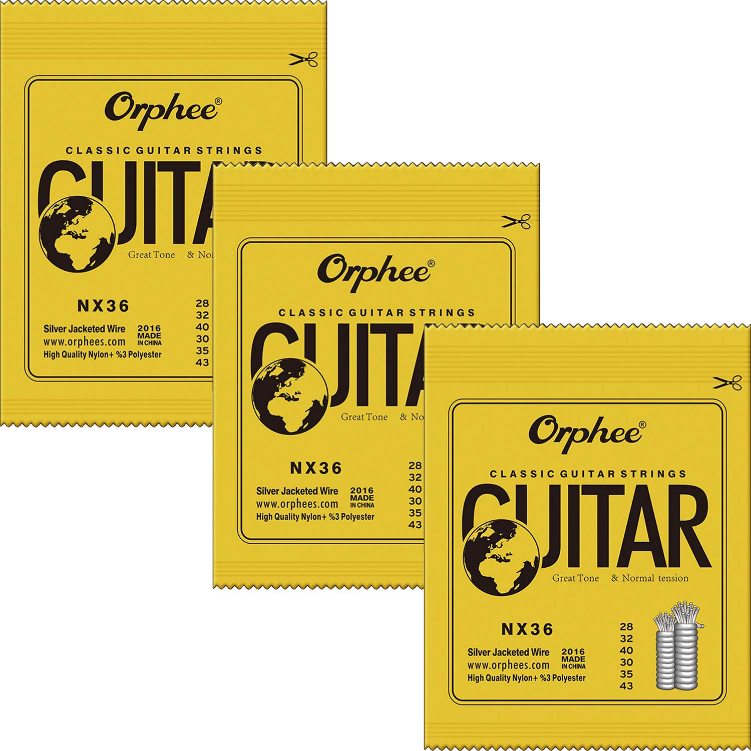 Orphee NX36 028-043 Klasik Gitar Teli
