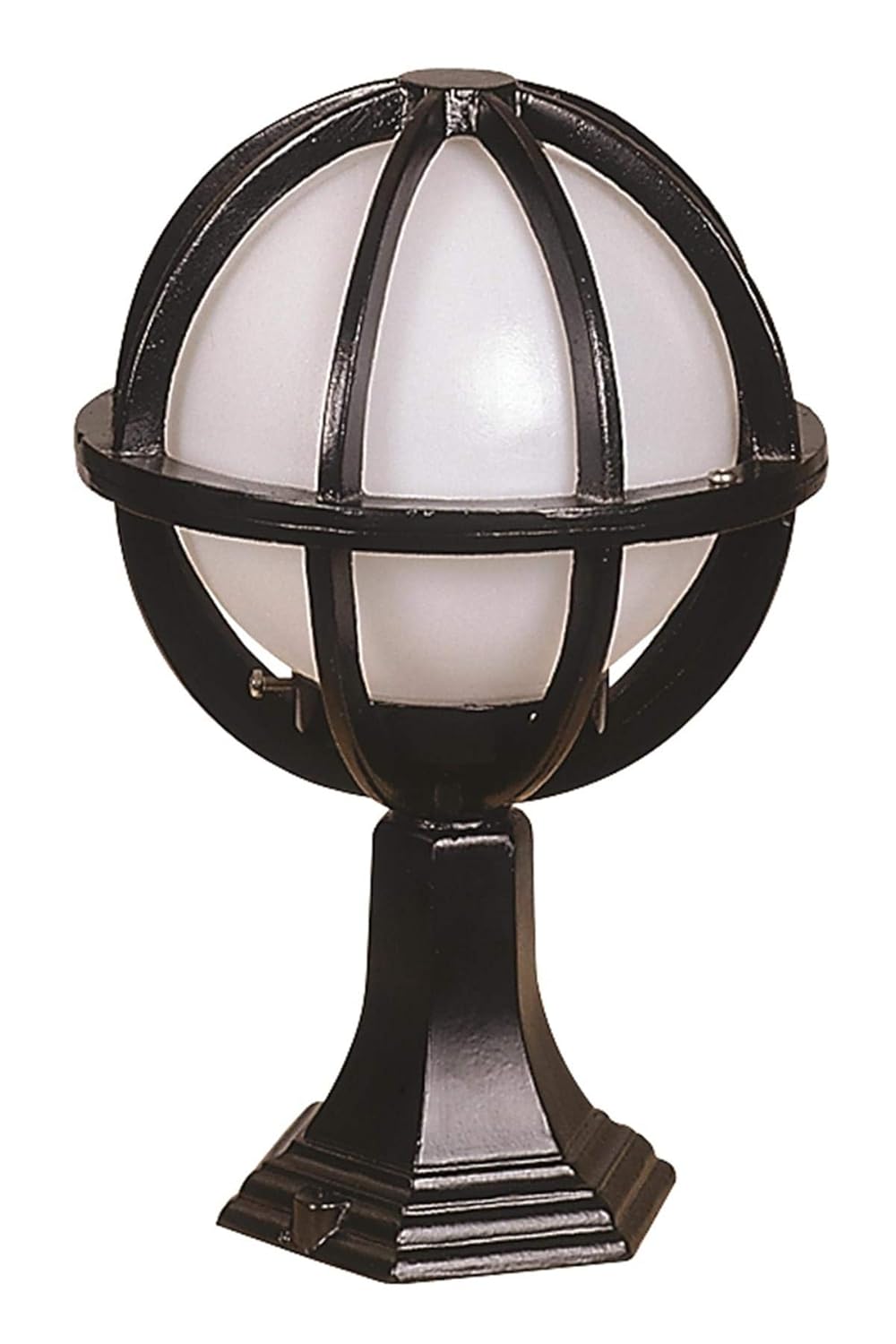 AVONNI BSU-68078-BSY-KOP Siyah Elektrostatik Toz Boyalı Dış Mekan Aydınlatma, E27, Aluminyum, Polietilen Cam, 25cm