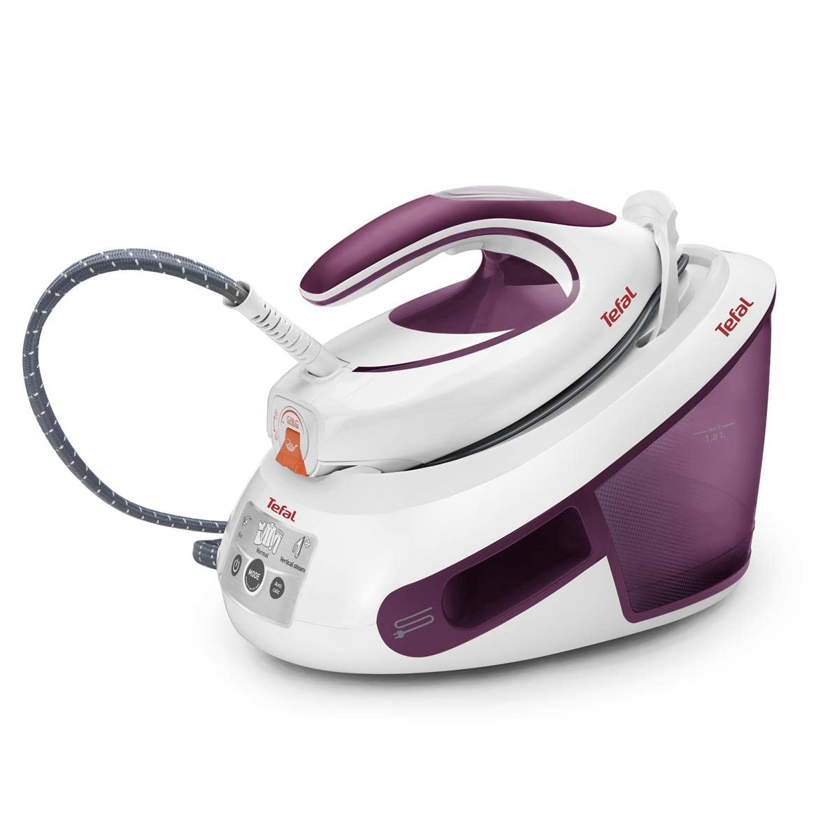 Tefal SV8054 Express Anti-CALC Buhar Kazanlı Ütü, 420 g/dk Şok Buhar, 1.8L Su Haznesi, 2800W (1830006950)