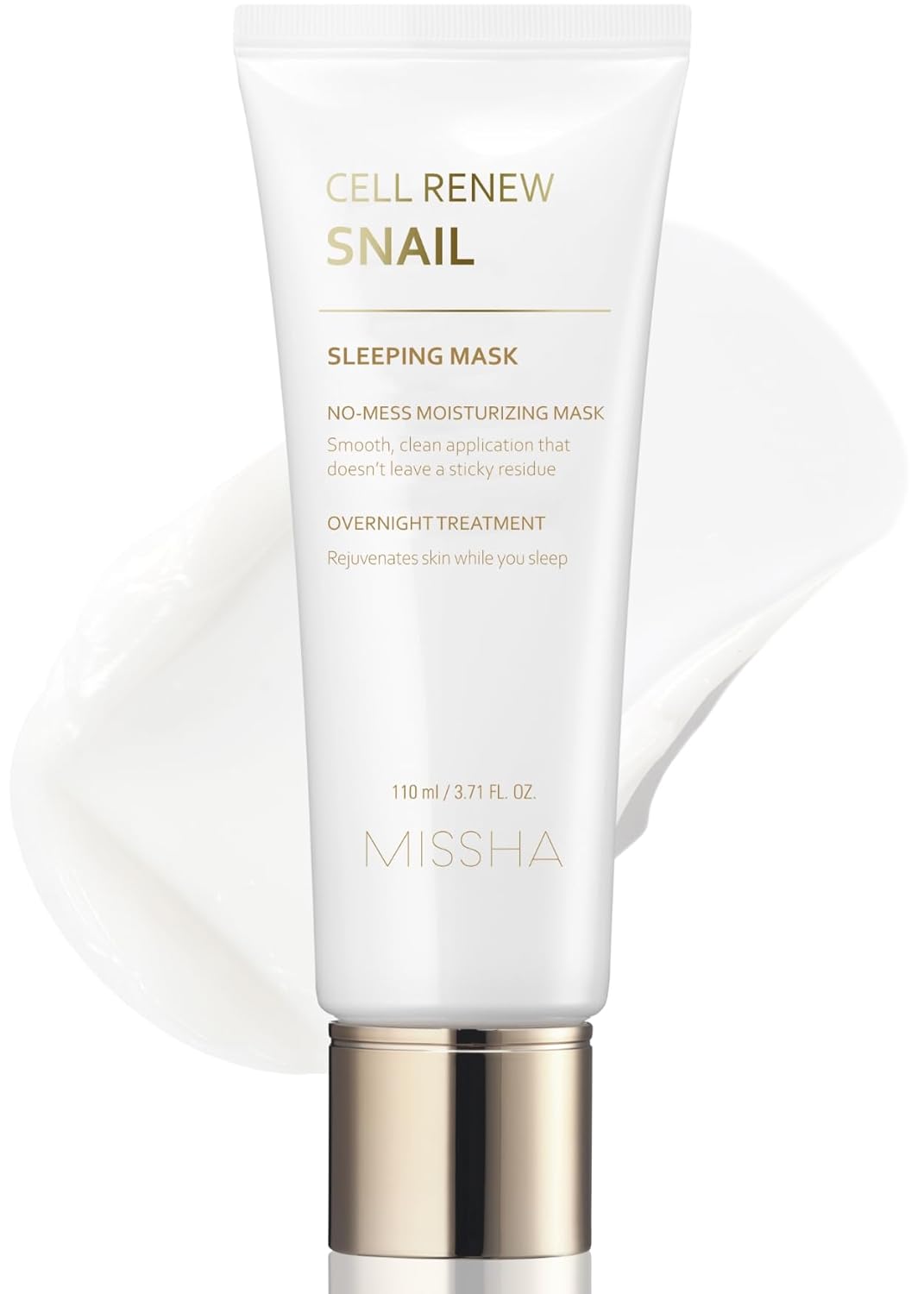 MISSHA Salyangoz Özlü Nemlendirici Ve Besleyici Uyku Maskesi Super Aqua Cell Renew Snail Sleeping Mask