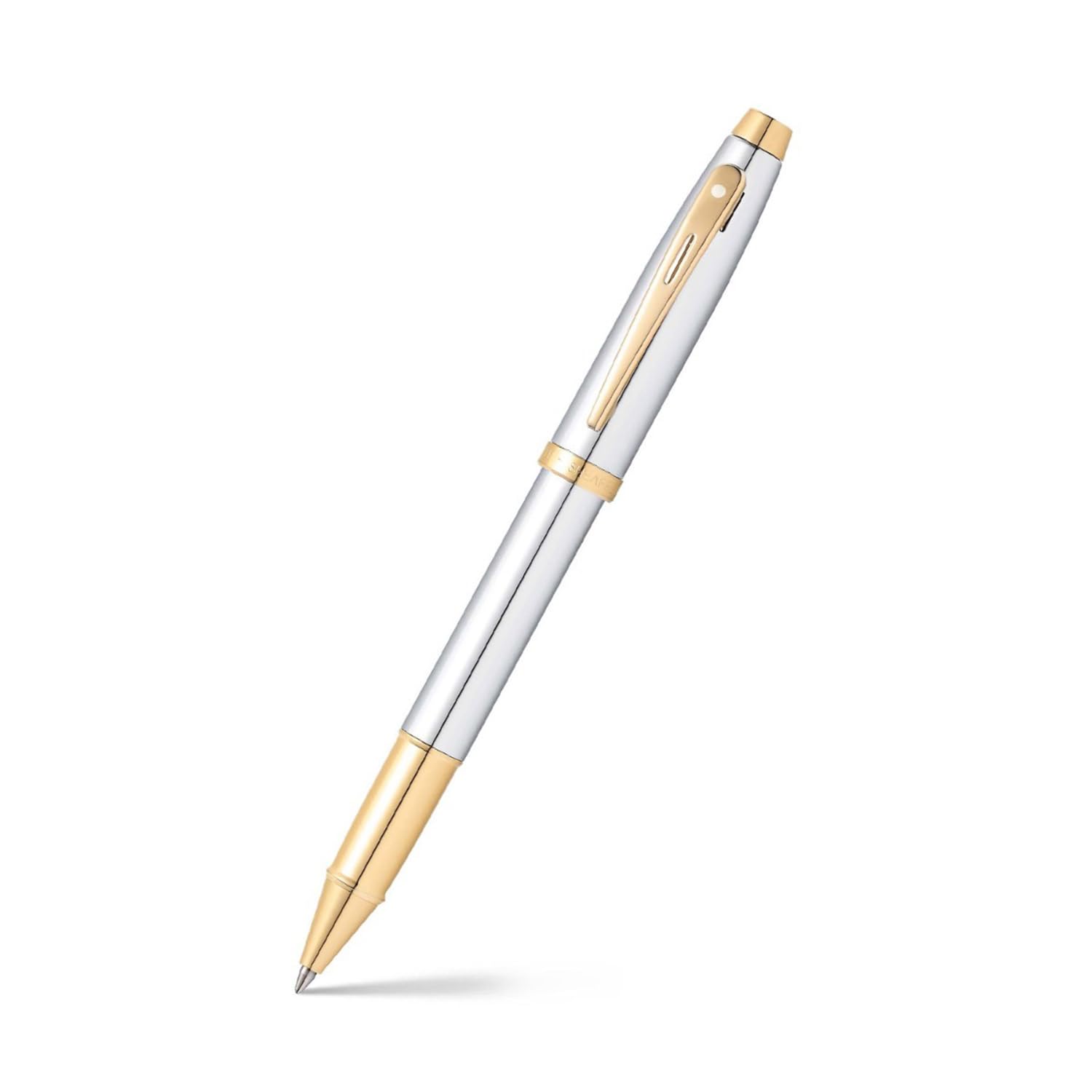 SHEAFFER 9340-1 100 Serisi Roller Kalem Parlak Krom Altın
