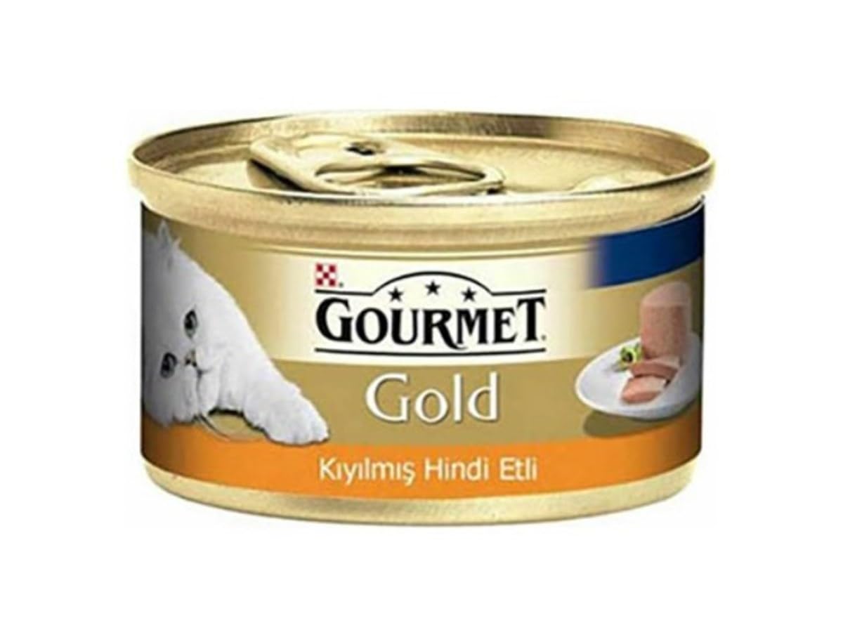 Gourmet Gold Kıyılmış Hindili Yaş Kedi Maması, Yetişkin, 85 g
