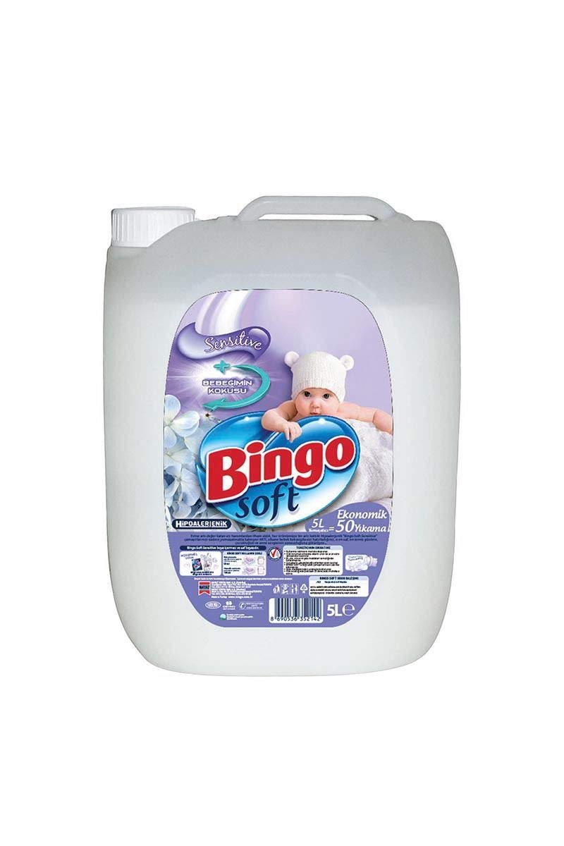 Bingo Soft Sensitive Hipoalerjenik Çamaşır Yumuşatıcısı (1 x 5 L)