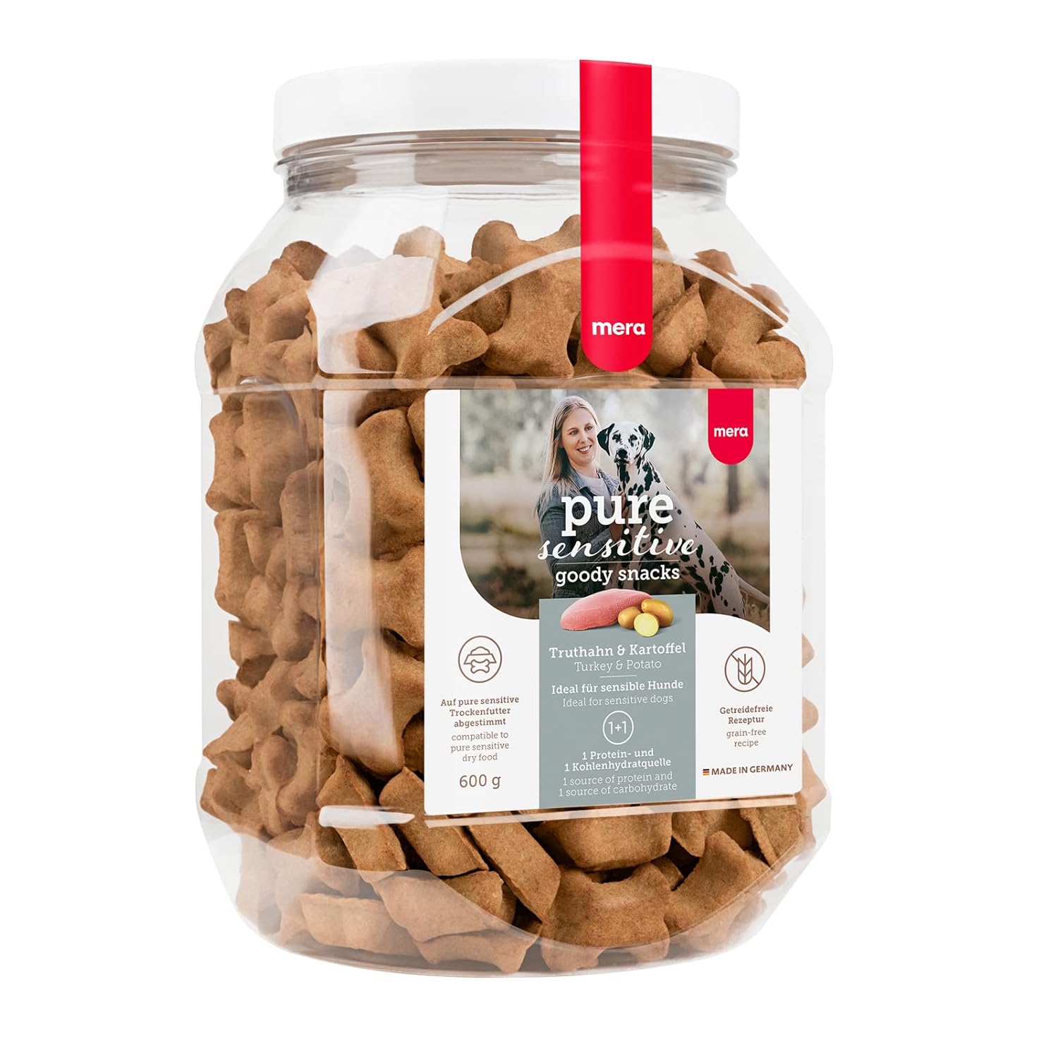 MERA Pure Sensitive Goody Atıştırmalık, Köpek Hindi Eti ve Patates 600g
