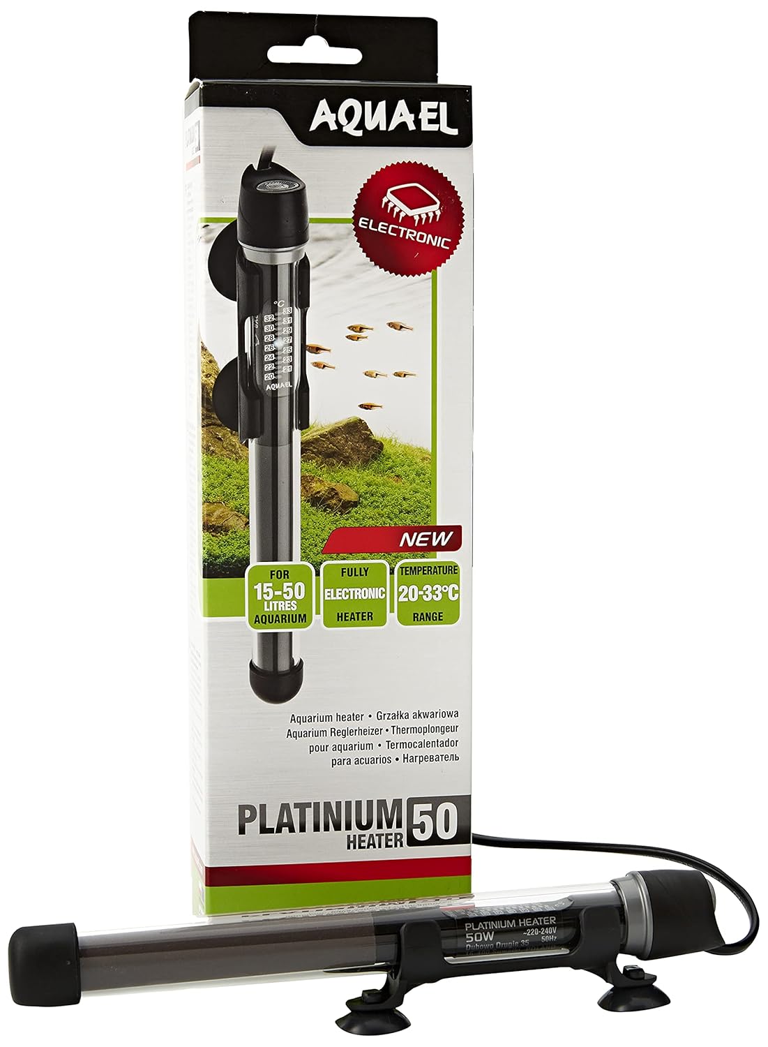 Aquael Platinium Heater Cam Isıtıcı 50W