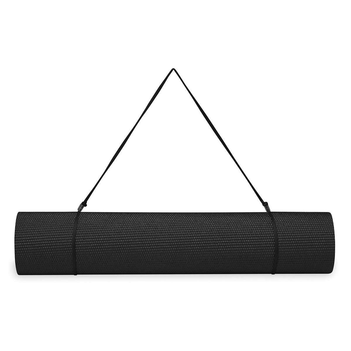Gaiam Essentials Premium Yoga Mat with Yoga Mat Carrier Sling (72"L x 24"W x 1/4 Inch Thick)