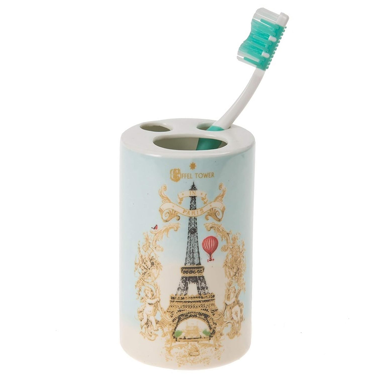 Bosphorus Seramik Diş Fırçalık Romantik Yeşil Model