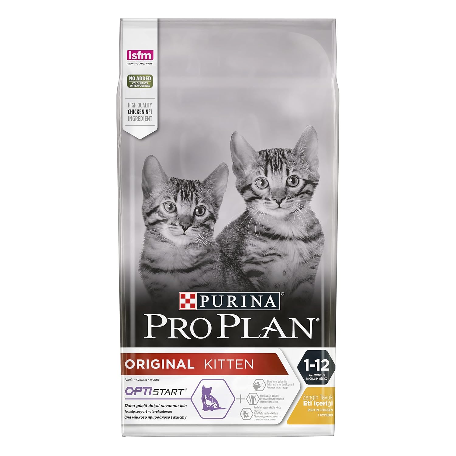 Purina Pro Plan Original Kitten Tavuklu Kuru Kedi Maması, 1,5 Kilogram