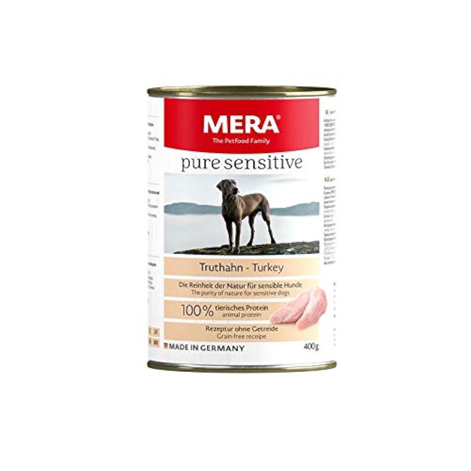 MERA Pure Sensitive Hindili Yetişkin Köpekler İçin Konserve 400 gram