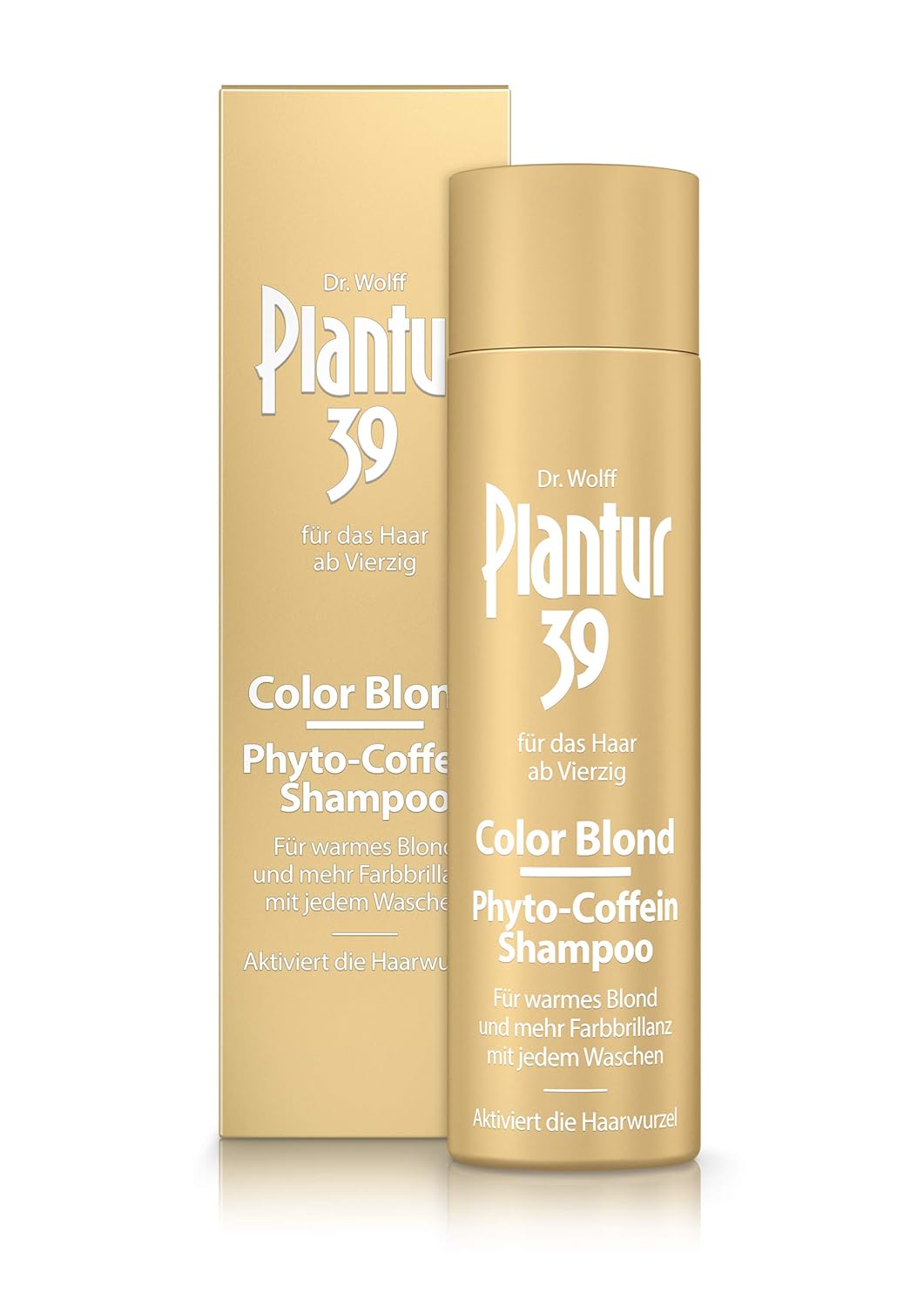 Plantur 39 Renkli Sarışın Phyto Kafein Şampuanı - Kadınlar için Renkli Canlandırıcı Saç Şampuanı Saç Köklerini Etkinleştirecek - Sarışın ve Sarı Saçlar İçin - 1 x 250 ml