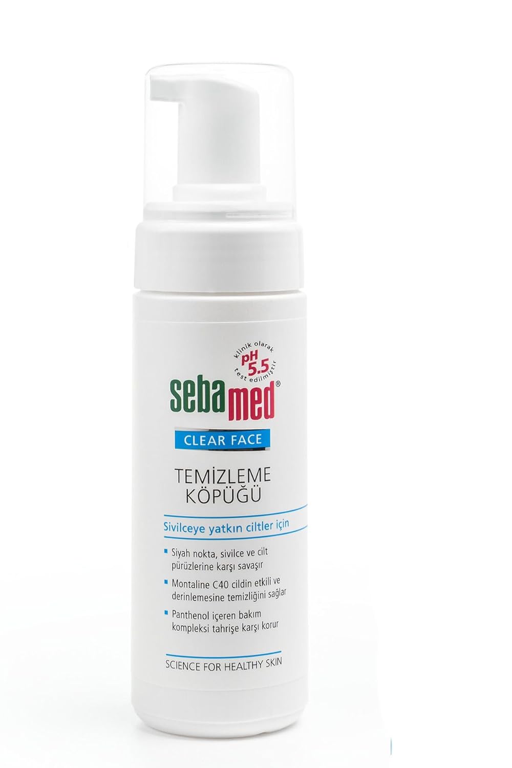 Sebamed Sivilceye Yatkın Yağlı Ciltler İçin Etkili Siyah Nokta Karşıtı Yüz Temizleme Köpüğü 150 ml