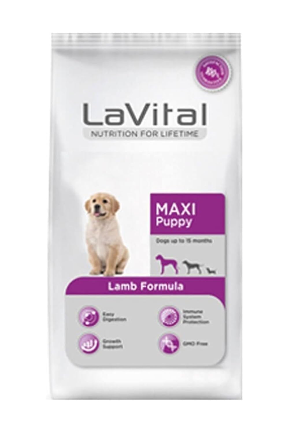 La Vital Maxi Puppy Lamb Kuzu Etli Yavru Köpek Maması, 15 Kg