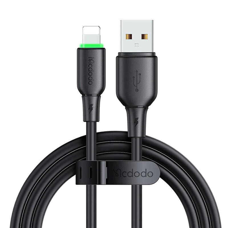 Mcdodo Ca-4741 12w Usb To Lightning Şarj Ve Data Kablosu -1.2 M Siyah
