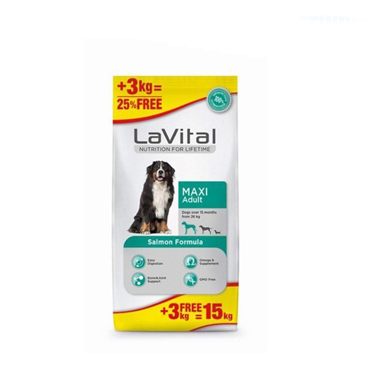 La Vital Somonlu Maxi Yetişkin Köpek Maması 15 kg