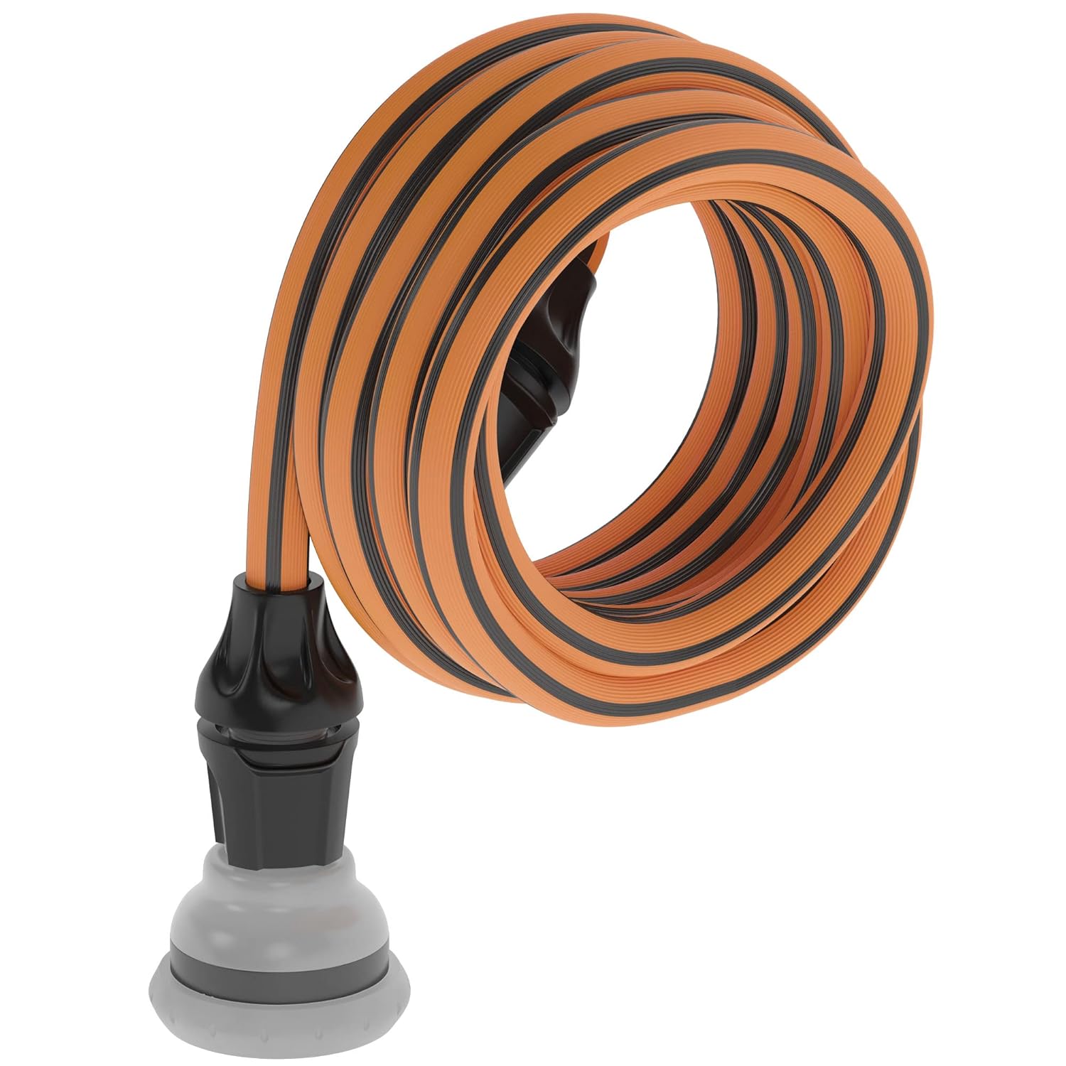 Claber Uzatılabilir Hortum Seti, 1/2"-5.15 Mt Uzar Başlangış, Askılı Ve Duşlu Sulama Başlıklı, Polipropilen (PP) Malzemeli, Turuncu, 15 Metre, 1 Adet, Bahçe, Hardware Bileşenleri