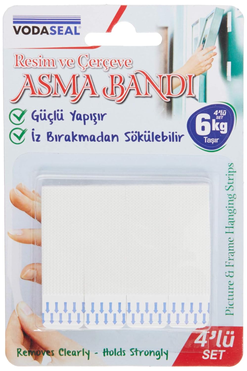 Vodaseal 53.01.082 Resimli Çerçeve 4'lü Cırt Bant