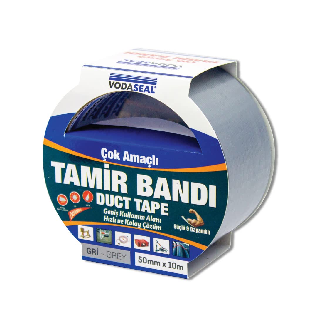 Vodaseal Çok Amaçlı Tamir Bandı, 50mmx10mt, Gri