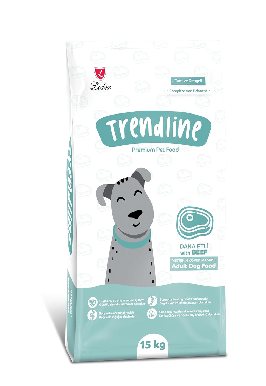 Trendline Biftekli Yetişkin Köpek Maması 15 kg