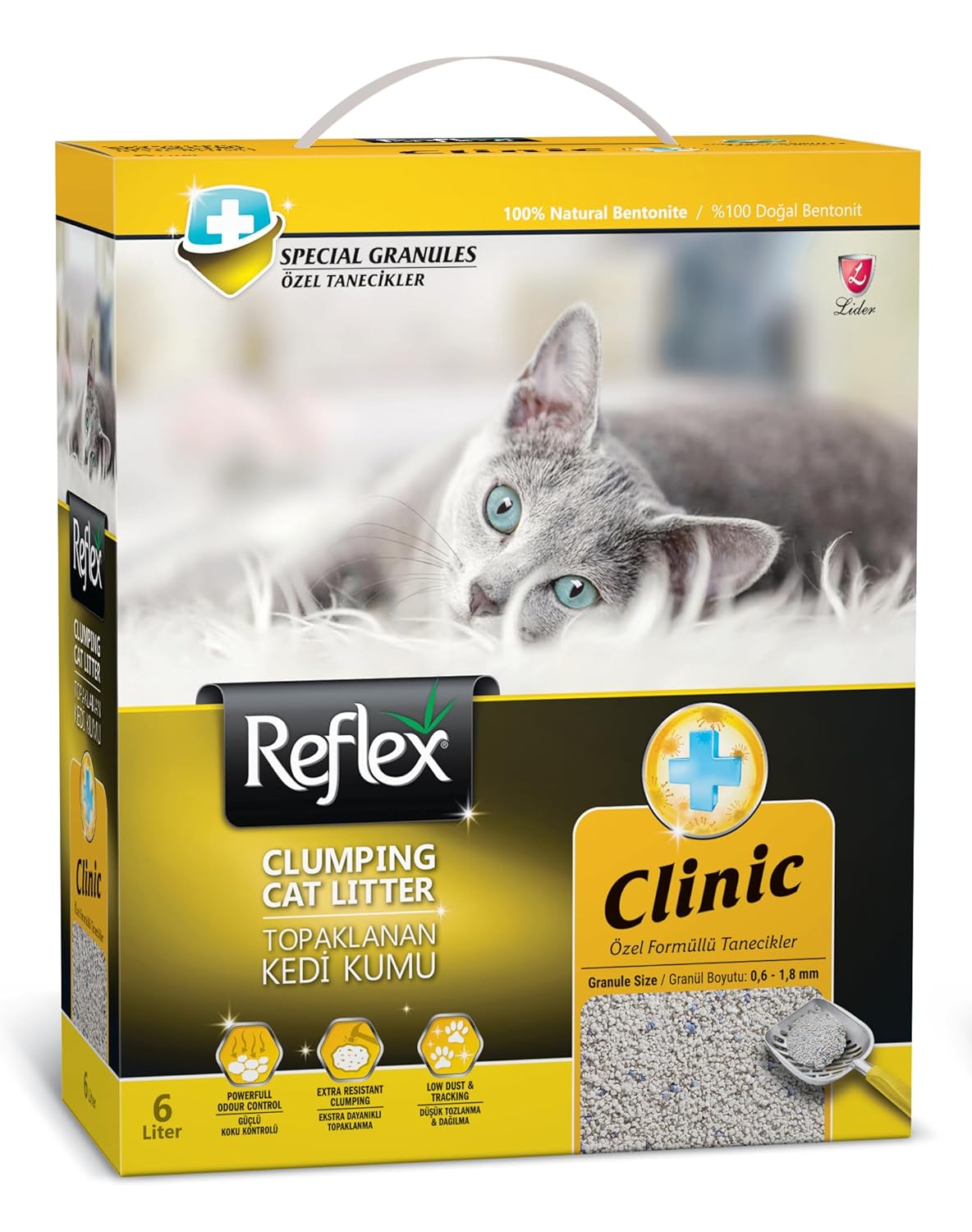 Reflex Box Klinik Kedi Kumu, 6 L