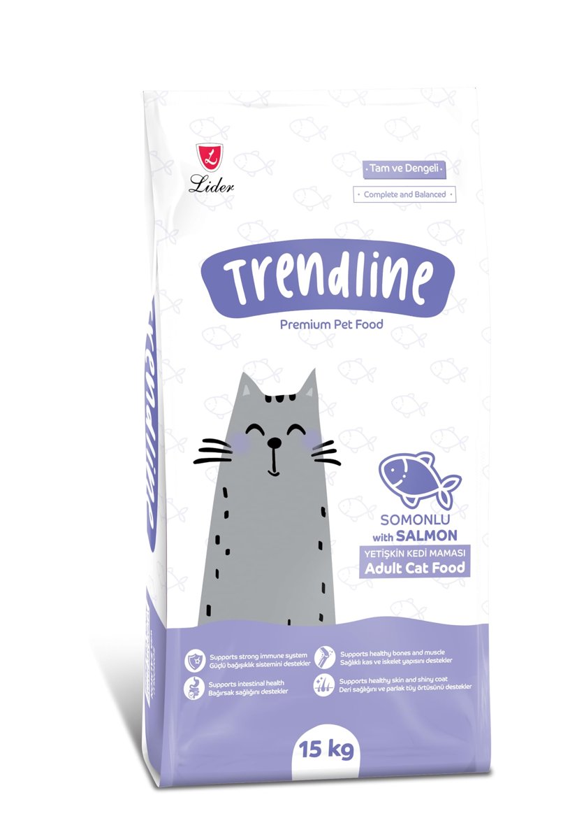 Trendline Somonlu Kedi Maması 15 kg