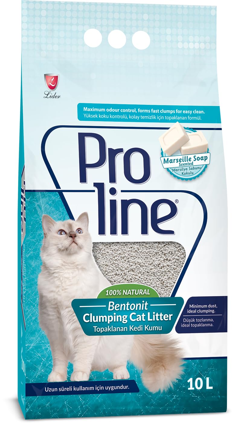 Proline Sabun Kokulu Bentonit Kedi Kumu 10 L