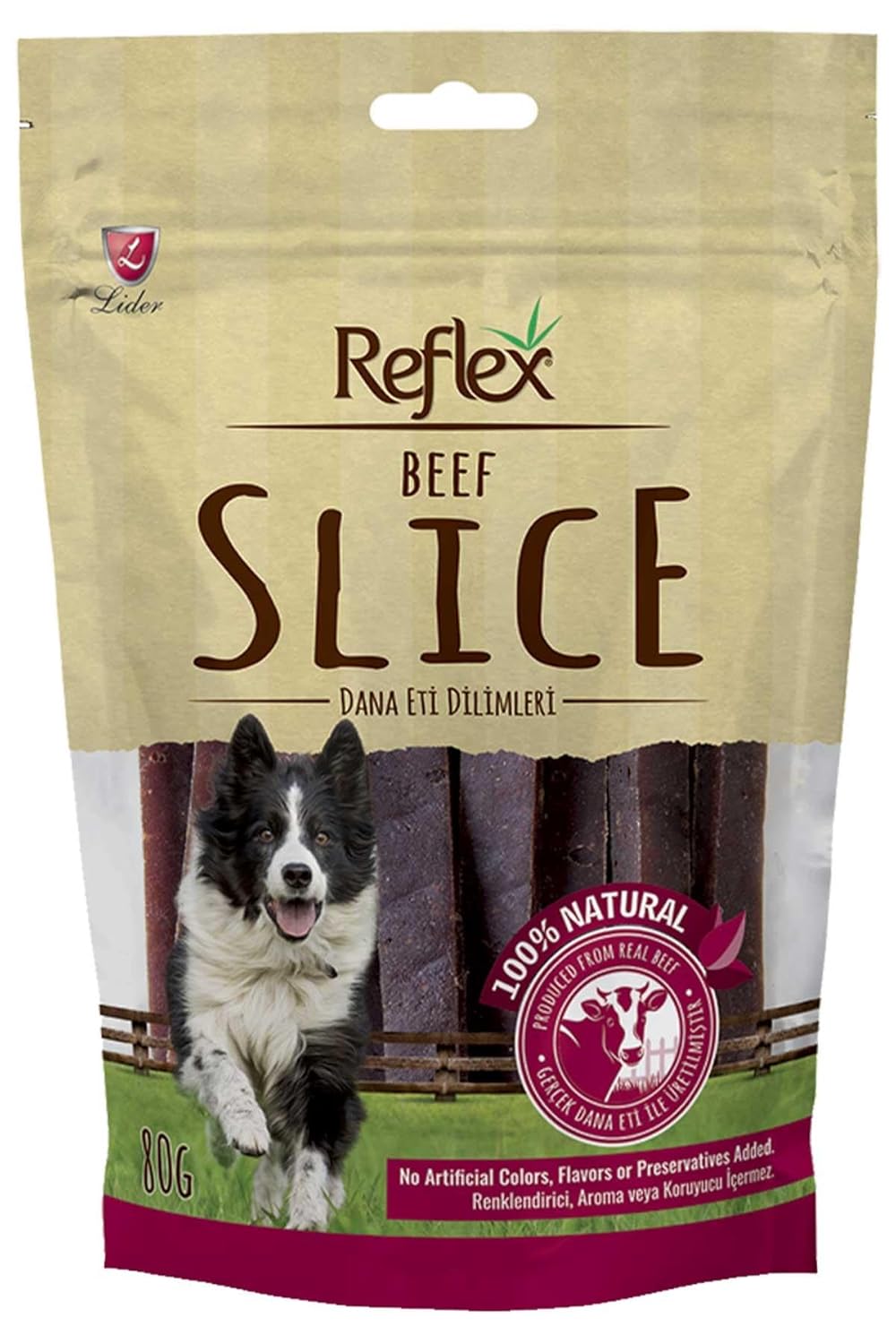 Reflex Biftekli Köpek Ödül Çubugu 80 Gr