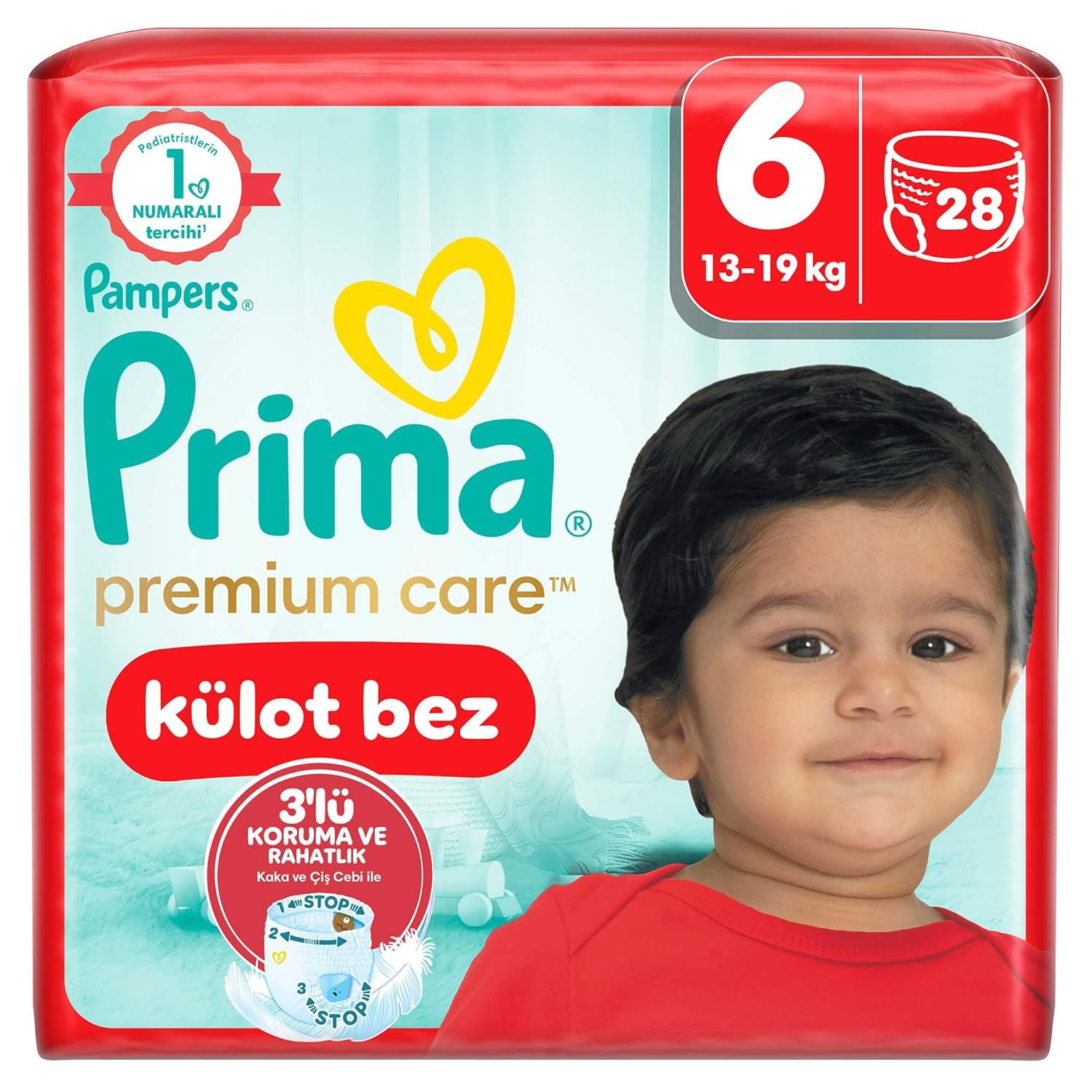 Prima Külot Bebek Bezi Premium Care 6 Numara 28 Adet