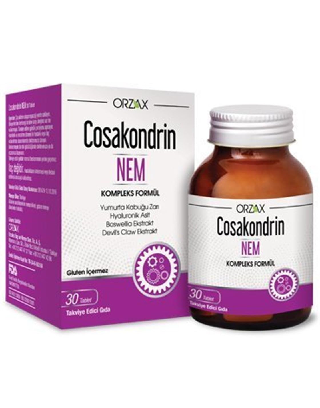 Orzax Cosakondrin Nem 30 Tablet