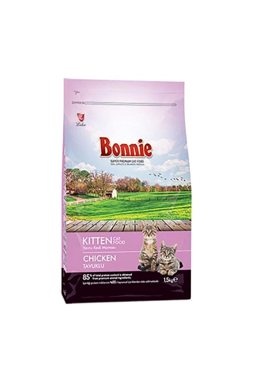 Bonnie Kuru Kedi Maması, Tavuklu, Yavru Kedi, 1.5 Kg