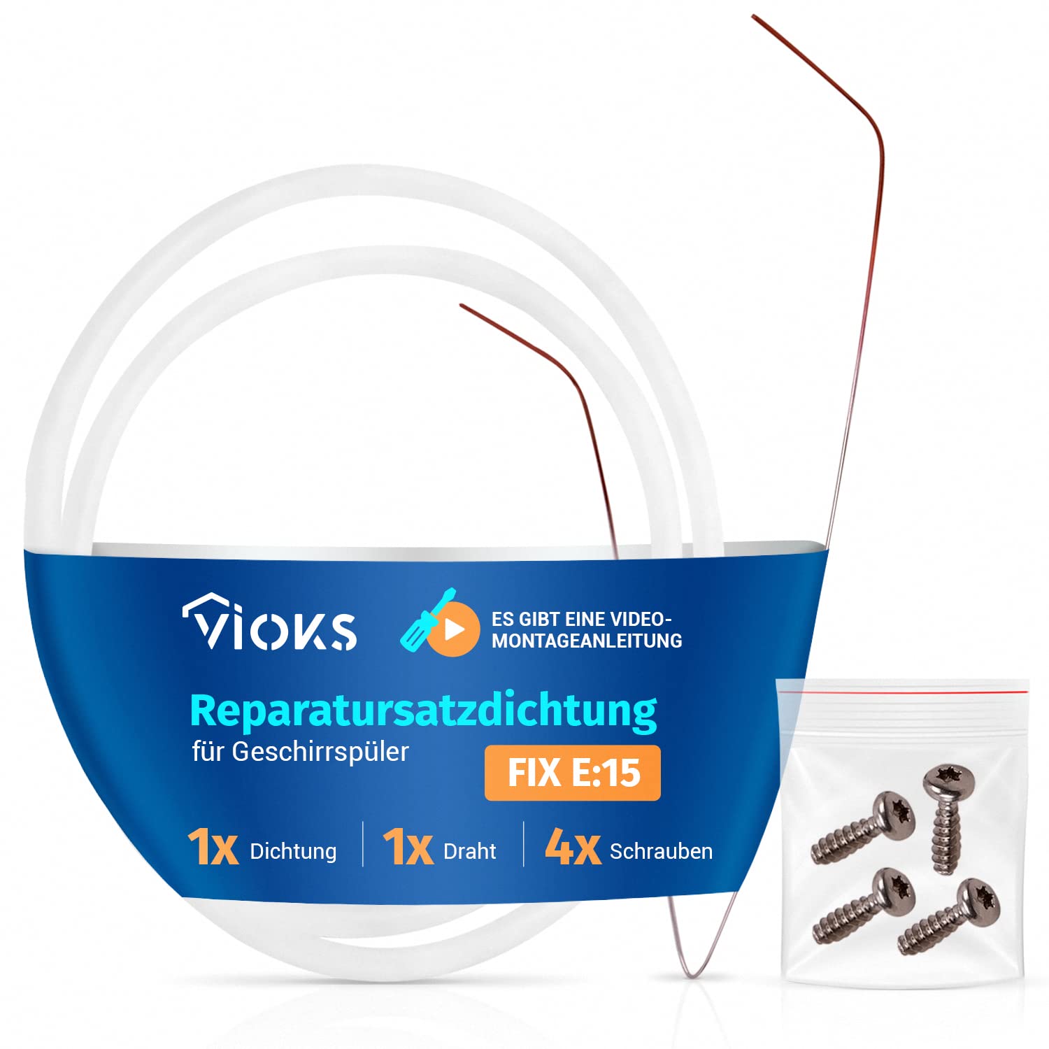 VIOKS Pompa başlığı contası Bosch 12005744 için yedek parça bulaşık makinesi pompa contası Siemens Neff E15 onarım seti pompa başlığı contası bulaşık makinesi aksesuarı